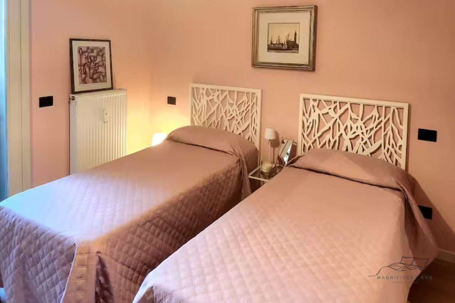 magnificent bnb verona single beds bedroom